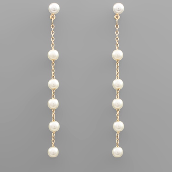 Pearl Drop Earrings - Picture 1 of 1